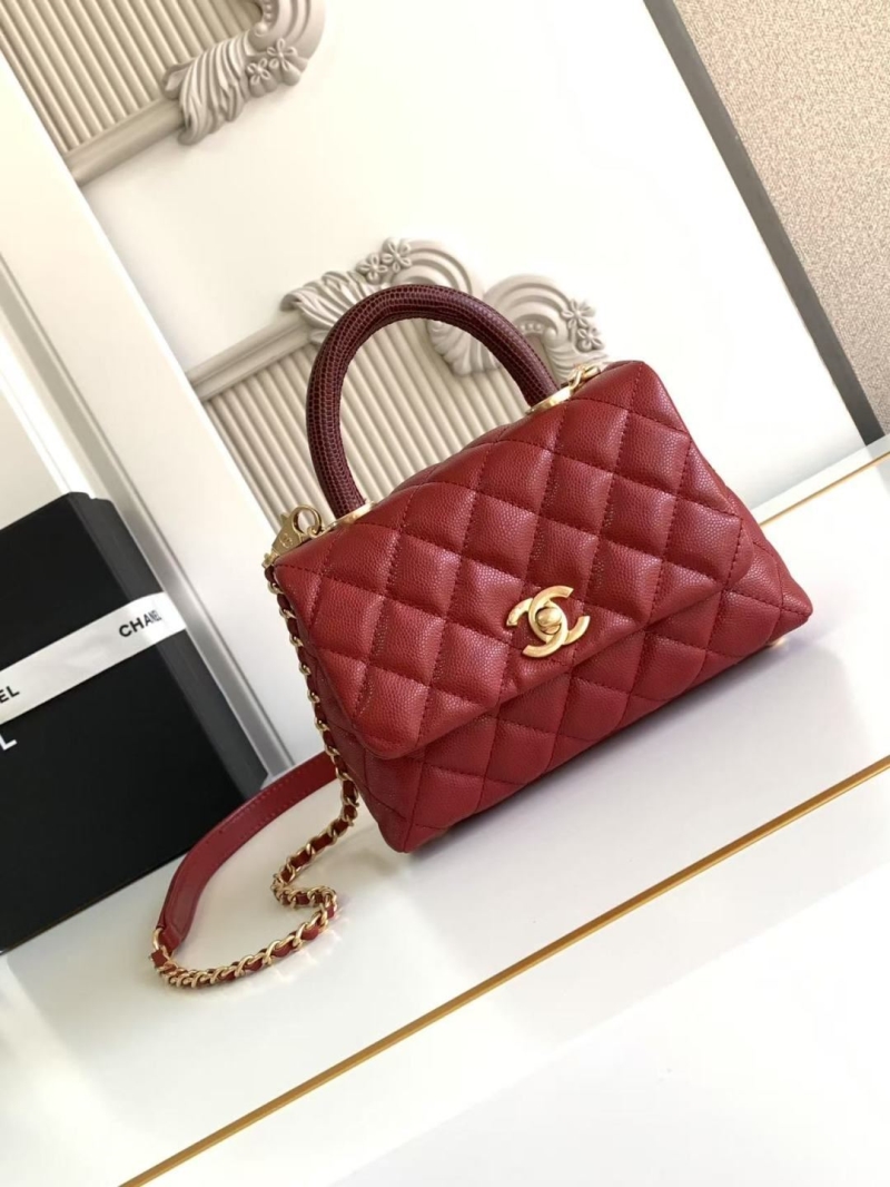 Ch**el top handle bags